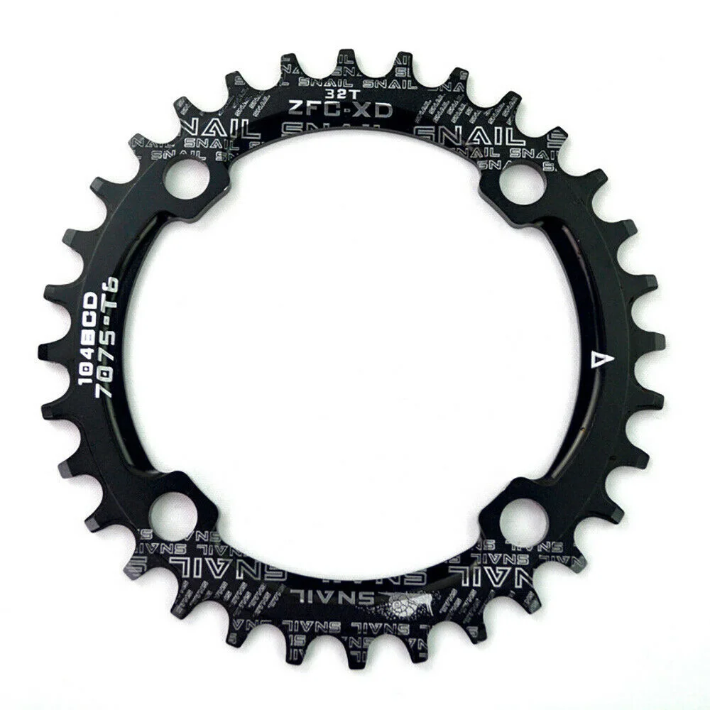 

Bicycle Crank Round Narrow Wide Chainring MTB Mountain Bike Bicycle 32T 34T 36T 38T Crankset Single Tooth Plate Parts Chainwheel