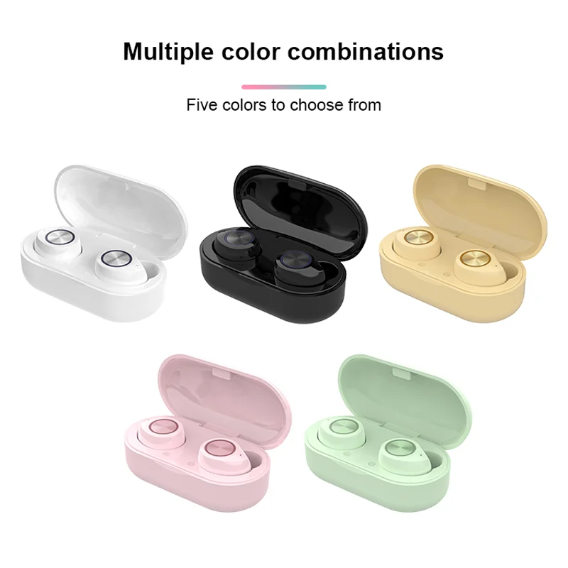 Беспроводные наушники TWS с микрофоном Bluetooth гарнитура для iPhone Xiaomi Huawei