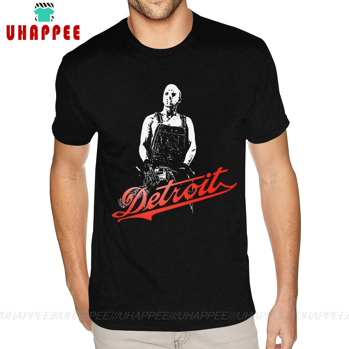 Потрясающая футболка Eminem с коротким рукавом из хлопка для парня 6XL черная