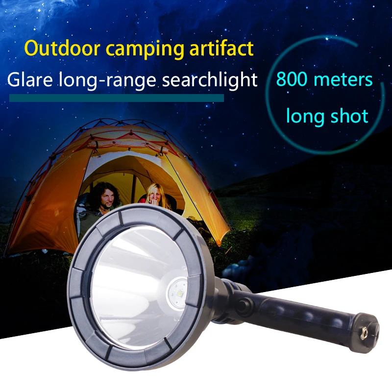 

Portable searchlight Rechargeable 12V T6 LED Spotlight for hunting,camping,police,fishing,outdoor