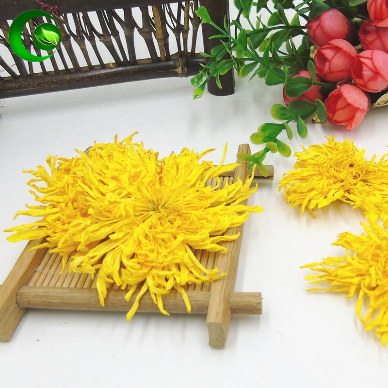 

Golden Chrysanthemum,Chrysanthemum Morifolium,Gold Emperor Chrysanthemum Manufacturers Flower Golden Silk Powder,Firelowering