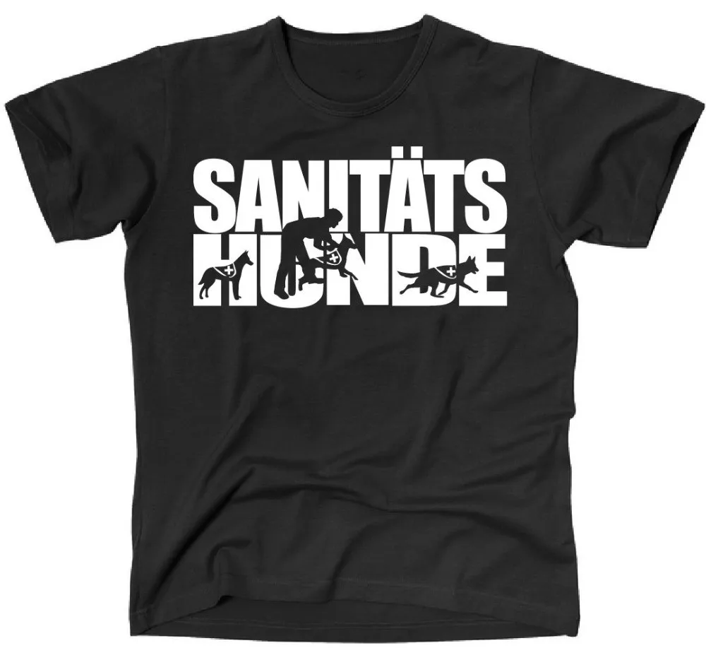 Креативный дизайн футболка для собак-спасателей спортивная спасательная собака