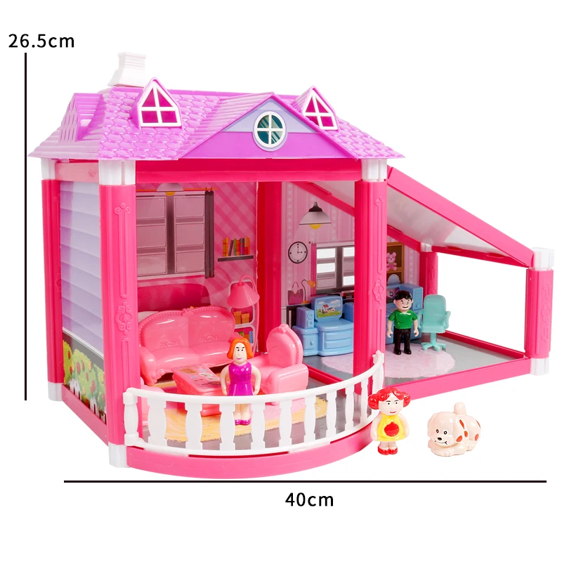 Детский семейный кукольный домик ручной работы ролевая игра Замок принцессы