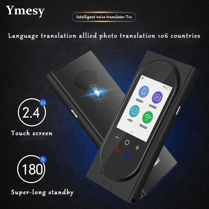 

Ymesy New product T10 Smart Offline Translator Multi-language Simultaneous Translation And Photo Translator