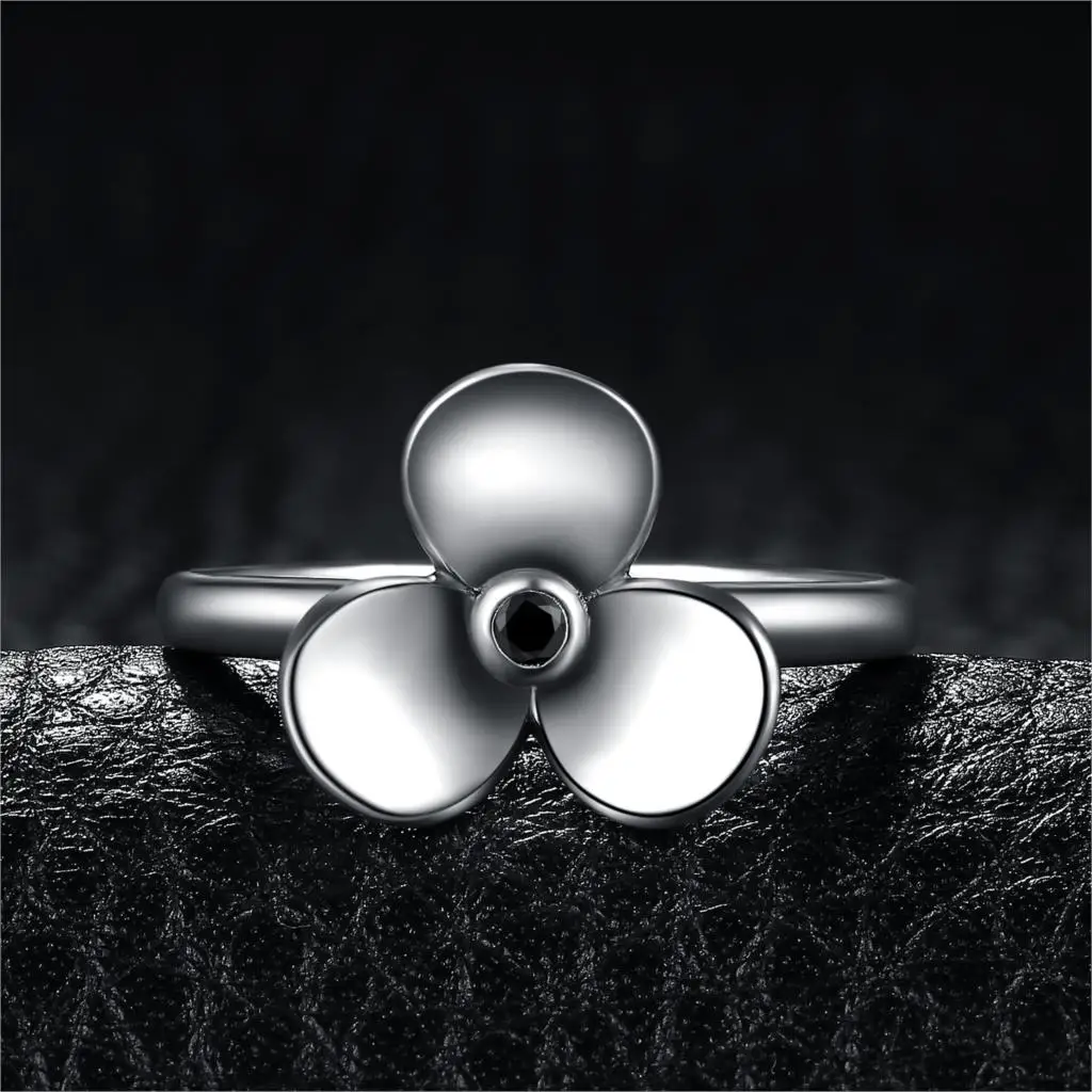 JewelryPalace стерлингового серебра 925 Винтаж элегантность Подлинная черный спинной кольцо