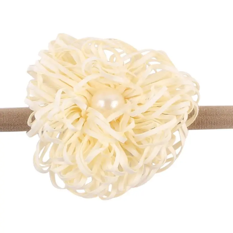 

10 Pcs Baby Girls Flower and Bows Headbands Floral Head Wraps Nylon Elastic for Newborn Infant Toddlers