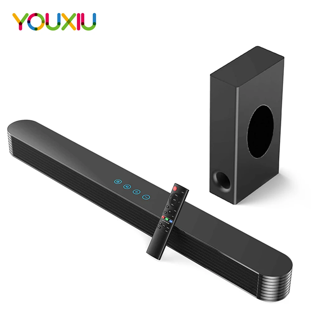 Саундбар YOUXIU 120 Вт для домашнего ТВ театра беспроводные Bluetooth колонки