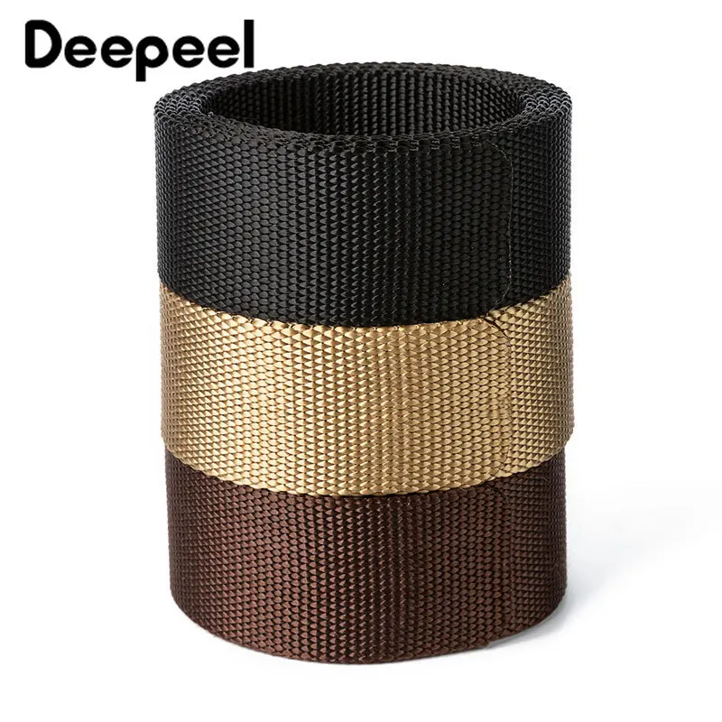 Deepeel 1 шт. 3.8X110 140 см нейлоновые лямки ремня плетения из плотной ткани без пряжки