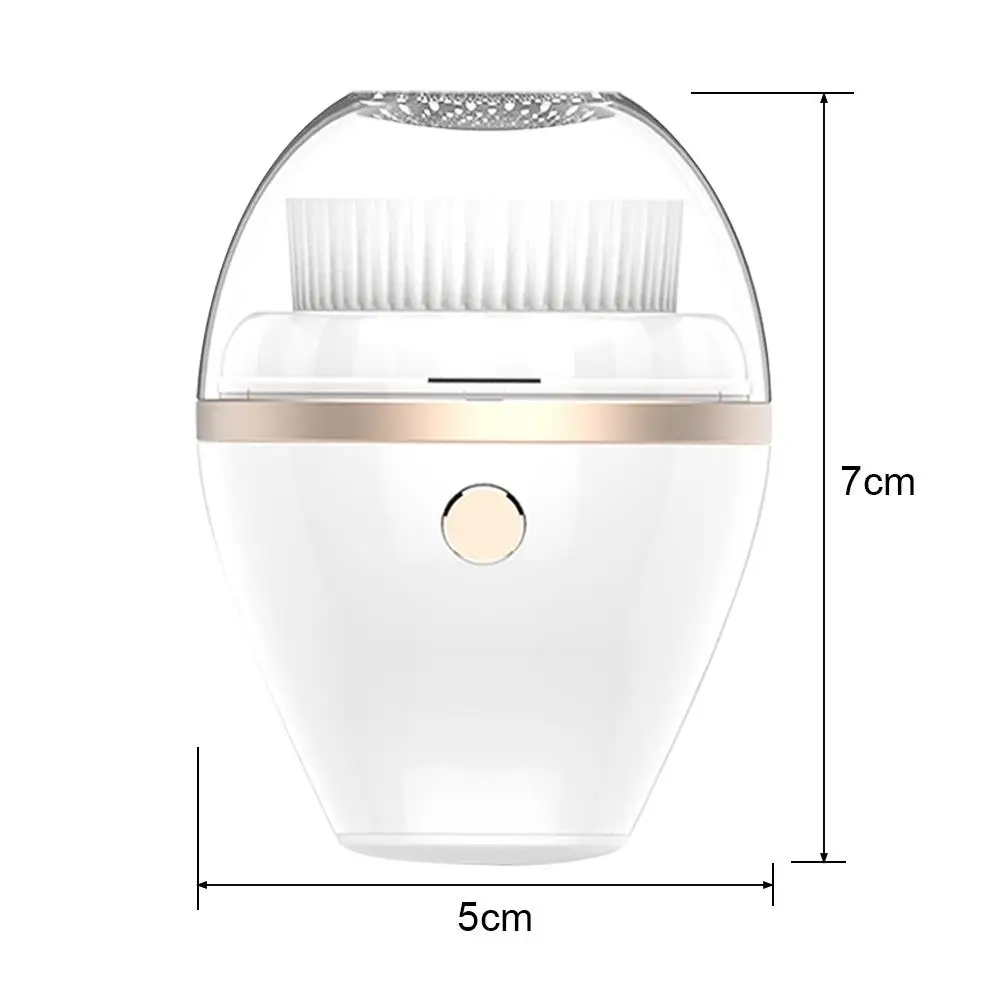 

Electric Facial Cleansing Brush Sonic Massager Smart Rechargeable Waterproof Pore Face Cleaning Device Skin Care Brush For Face