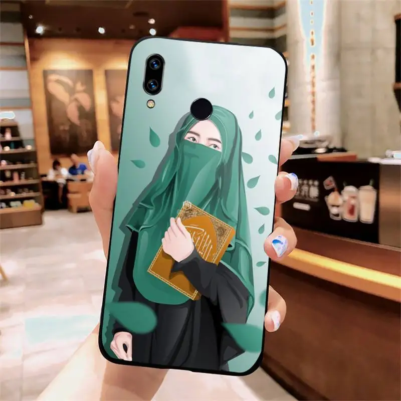 

Muslim Islamic beautiful Gril Eyes Phone Case For Xiaomi Redmi note 7 8 9 t k30 max3 9 s 10 pro lite