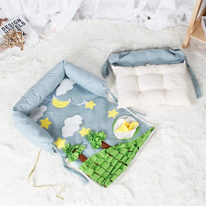 

Съемный Pet Кот нюхательный коврик интерактивная игрушка кошка милый коврик кровать Дом обнюхивание Обучение Одеяло