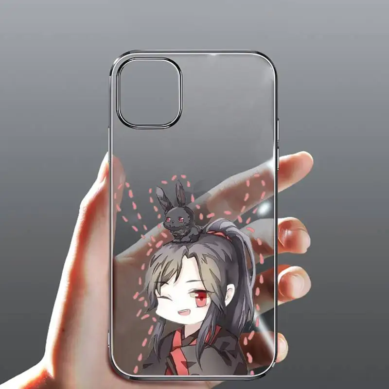 

Mo Dao Zu Shi Kartun Lucu Phone Case Transparent for Clear iPhone case 11 12 mini pro XS MAX 8 7 6 6S Plus X 5S SE 2020 XR