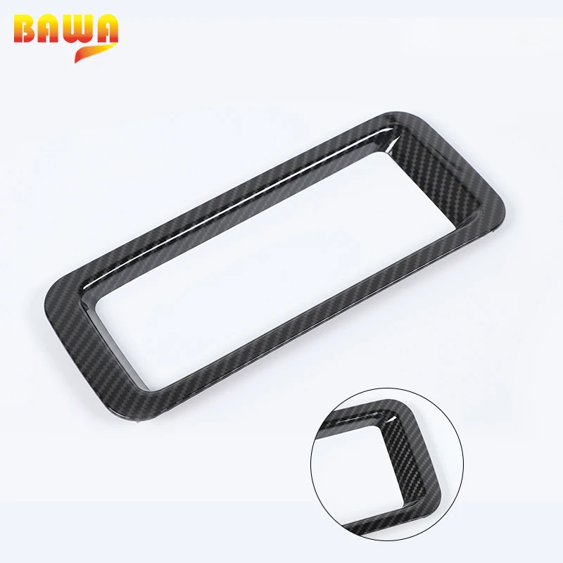 

BAWA Interior Mouldings Chevy Silverado Armrest Box Storage Box Decorative Ring for Chevrolet Silverado 2014-2018 Car Accessorie