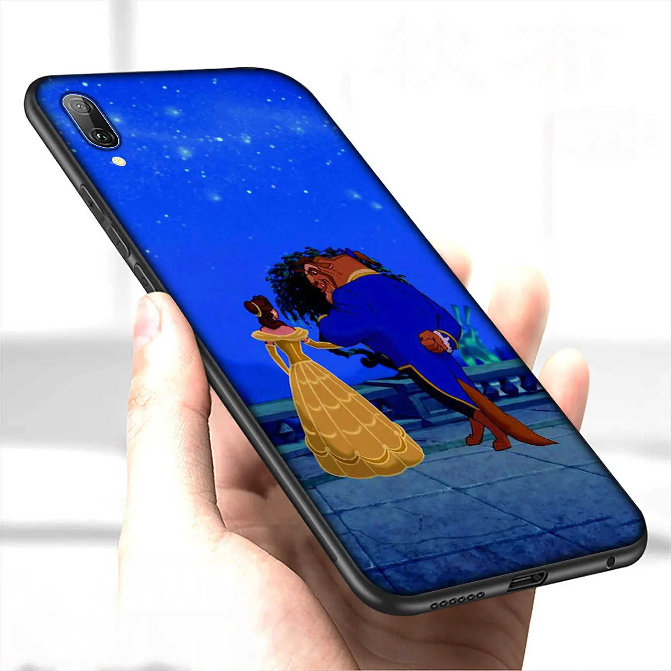 Мягкий силиконовый чехол IYICAO Beauty and the beast для Huawei Y9 Y7 Y6 Prime 2019 Honor 20 10 9 9X 8C 8X 8 Lite 7C 7X 7A