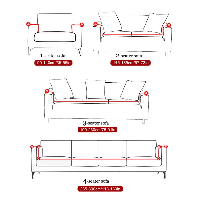 

String Printed Sofa Covers for Living Room Elastic Stretch Slipcover Sectional Corner Sofa Covers Sofa Case 1/2/3/4-seater