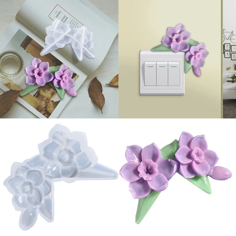 

Цветочный переключатель, украшения для дома, литые искусственные украшения, форма для ювелирных изделий