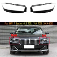 car headlight lens for bmw 7 series g12 730i 740 750l 2019 2020 headlamp cover replacement auto shell