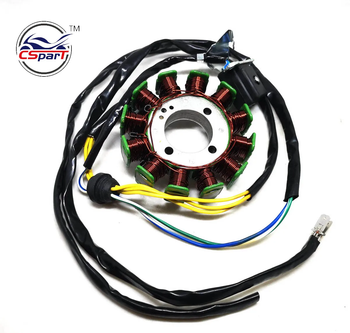 

Magneto Stator 12 Pole Coil 5 Wire 200C 250CC CG Bashan Shineray Jinling Taotao Dirt Pit Bike ATV Quad Parts