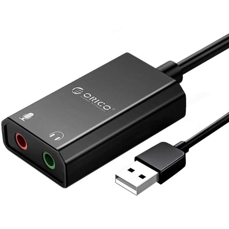Внешняя звуковая карта Orico USB 3 5 мм для наушников Усилители наушников 