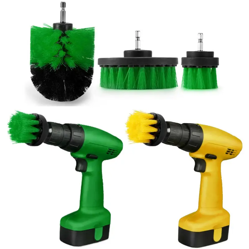 3 шт. электрическая щетка для чистки плитки и ванной|Чистящие щетки| |