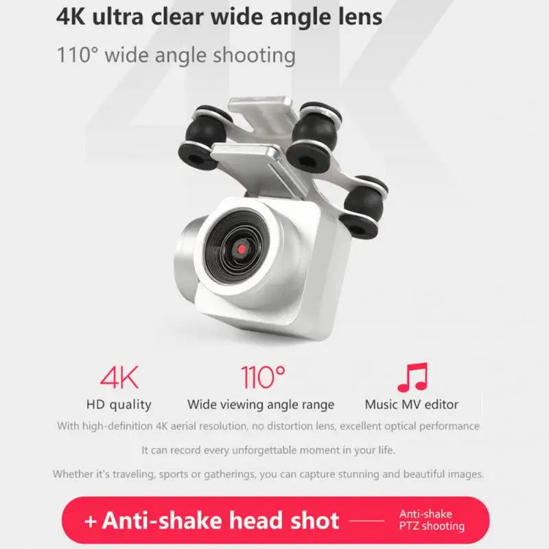 Дрон 4k камера HD Wifi передача fpv воздушное давление фиксированная высота