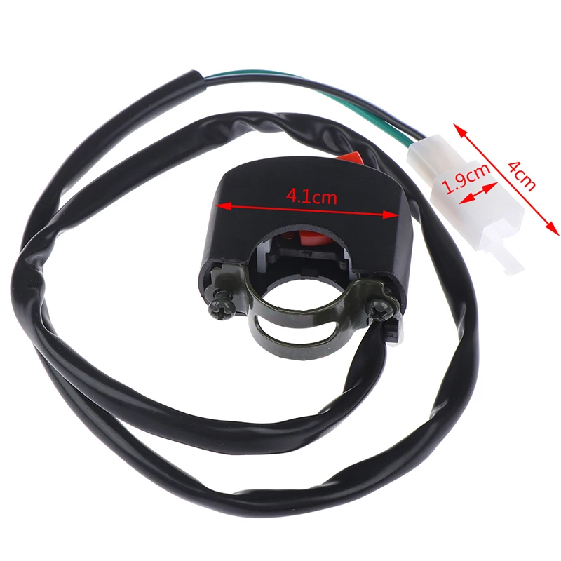 1 шт. Универсальный руль мотоцикла Пламенный переключатель кнопка вкл. Выкл. для