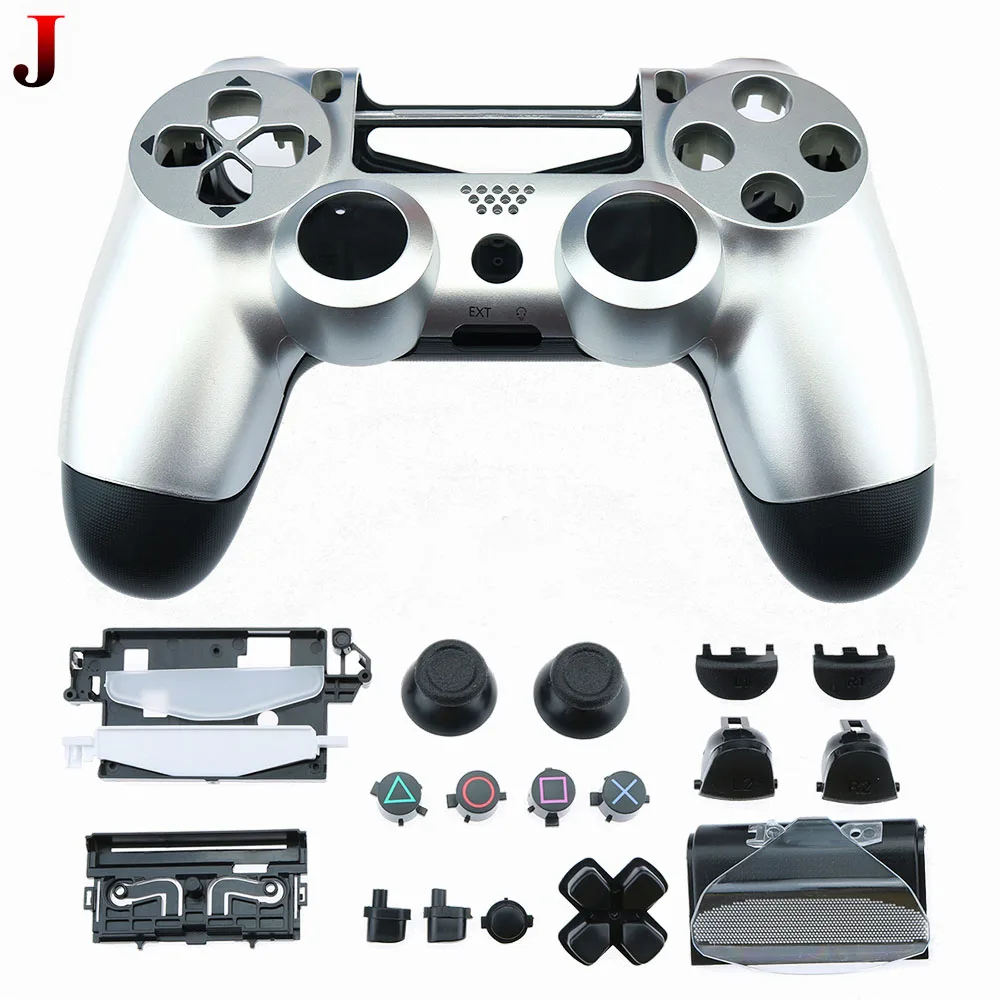 J YuXi оболочка для ps4 pro тонкая Замена полная оболочка и кнопки мод комплект контроллер пользовательский чехол Корпус для playstation 4 pro - Цвет: J
