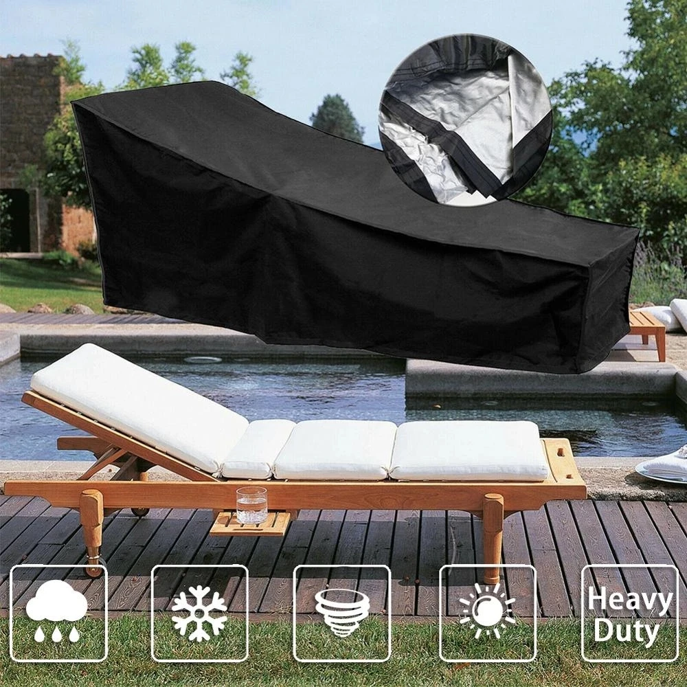 6 Size Black Outdoor Waterproof Cover Garden Furniture Rain Chair Sofa Protection Dustproof Woven Polyester Convenien | Дом и сад