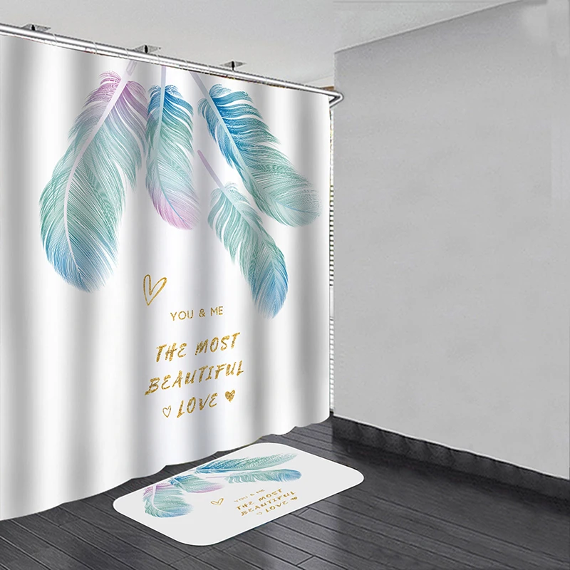 Качественная занавеска для душа в ванную комнату занавески ванной из полиэстера