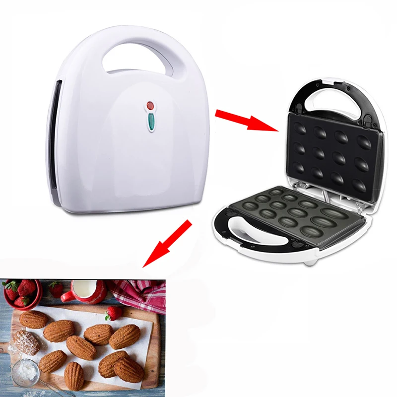 4 в 1 машина для завтрака печенья вафельница пончиков Снэк кемпинга помощник 750 Вт