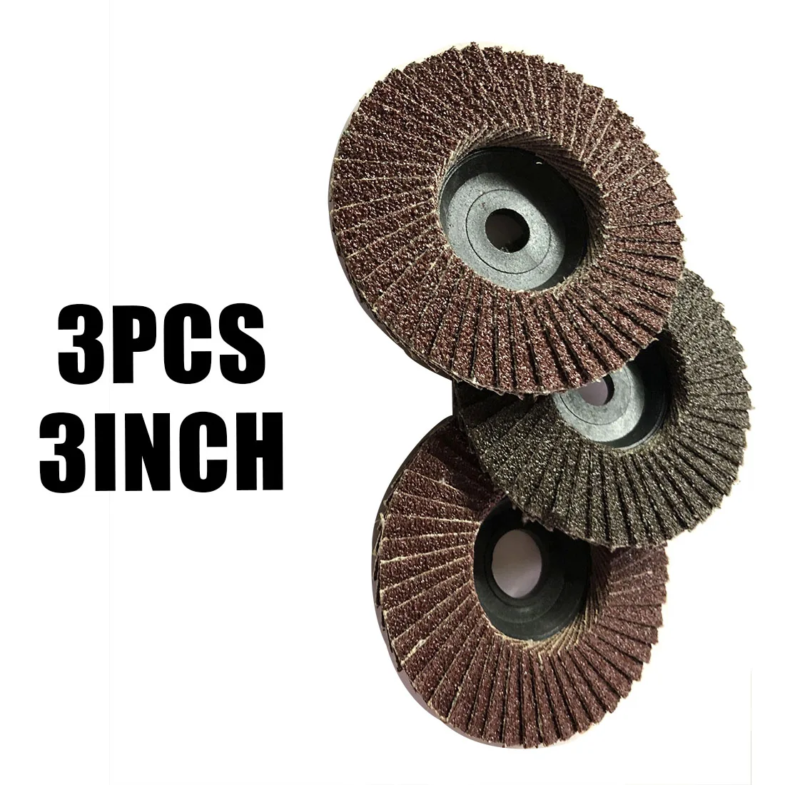 

Flap Disc 3pcs 75mm 3-Inch For Flap Sanding Disc Angle Grinder Discs Metal Grinding Wheel Flip Wheel