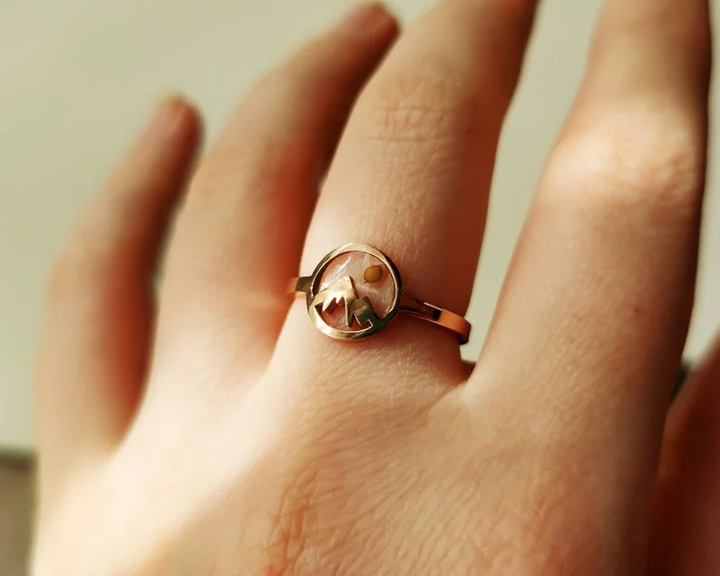 Регулируемое кольцо с семенами горчицы христианские украшения для женщин и