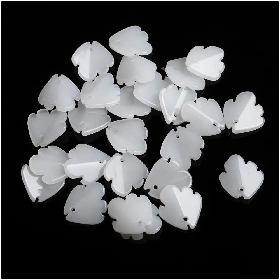 Искусственные лепестки тюльпана глазурованные бусины для изготовления