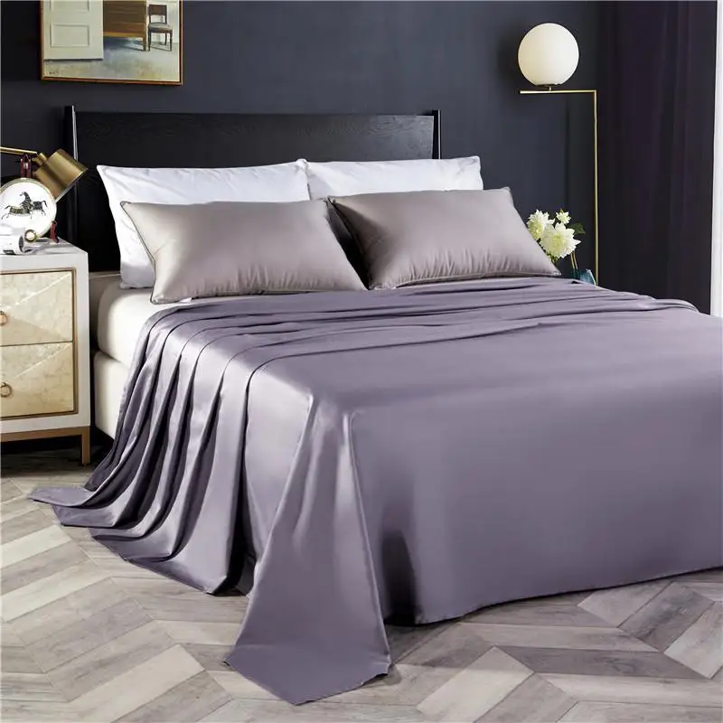 40 длинный штапель из египетского хлопка 600TC плоский лист простыня Ультра мягкий