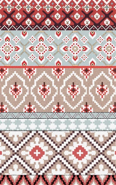 

European National Style Red Bedroom Door Living Room Crystal Velvet Anti-slip Floor Mat Carpet CustomizationCustom Size