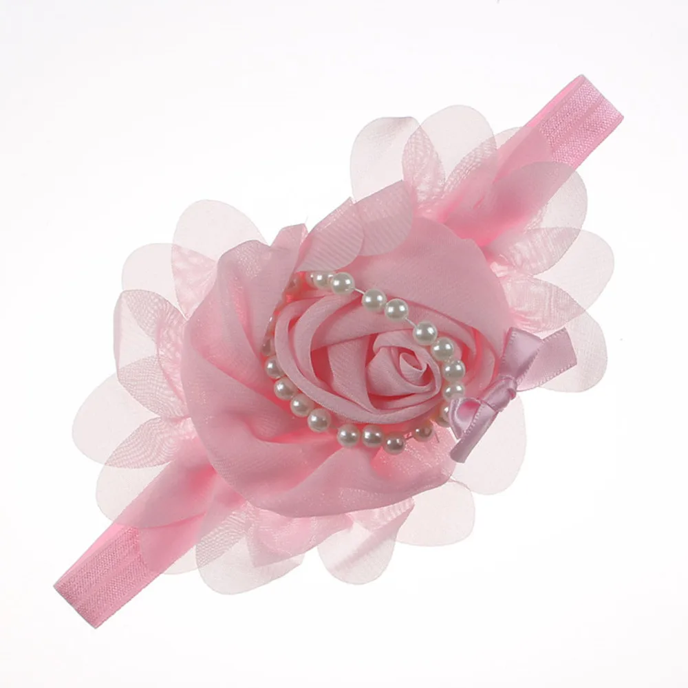 Эластичный Бандаж для волос повязка на голову ленточный бант детский головной