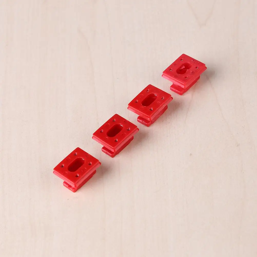 5pcs Car Interior Dashboard Dash Trim Inserts Red Insert Strip Grommets Clips Panel Fixing Buckle for BMW E46 E65 E66 E83N | Автомобили и