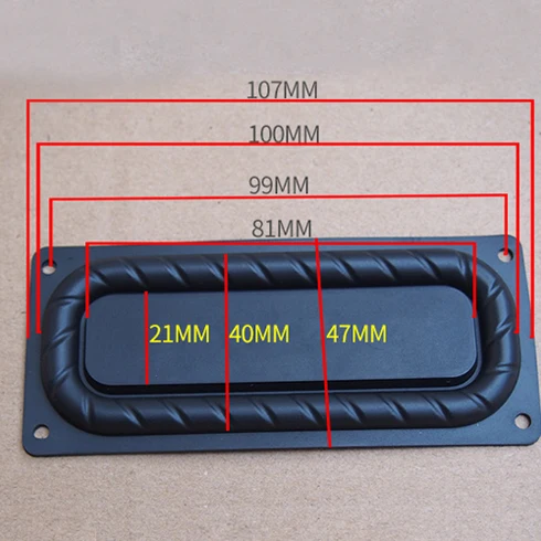 47x107mm 2 шт. 60 мм/42x87 мм/72x135 мм/66x76 мм/69x103 мм/90x125 мм бас-динамик пассивный радиатор вспомогательный бас-динамик резиновая Вибрирующая пластина - Цвет: 47x107mm