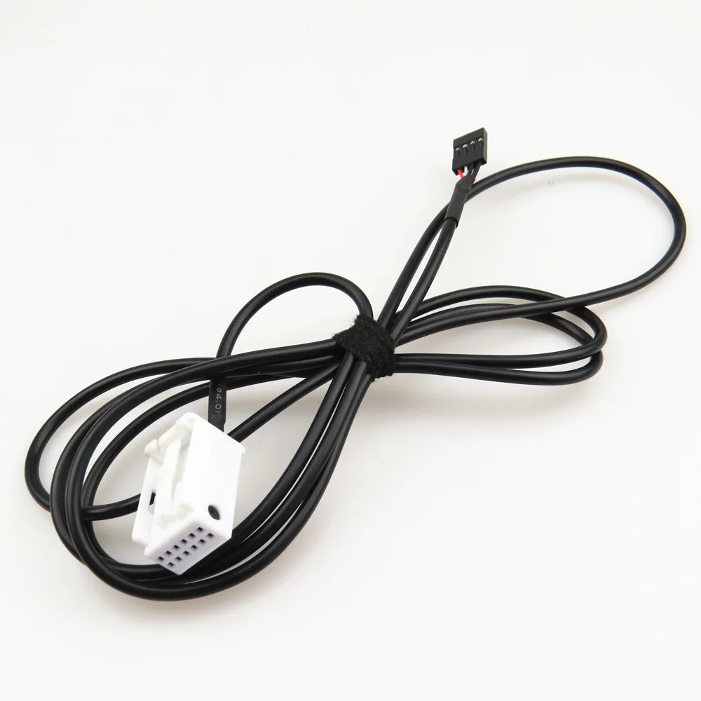 Автомобильный переключатель AUX FHAWKEYEQ RCD 510 RCD 300 RCD 310, жгут проводов адаптер кабельного штекера для VW Golf MK6, Jetta MK5, Scirocco