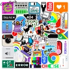 1050 шт.компл. 404 ошибка сети Классическая мультяшная Java программа водонепроницаемые Стикеры для багажа Diy фотосессия подарок