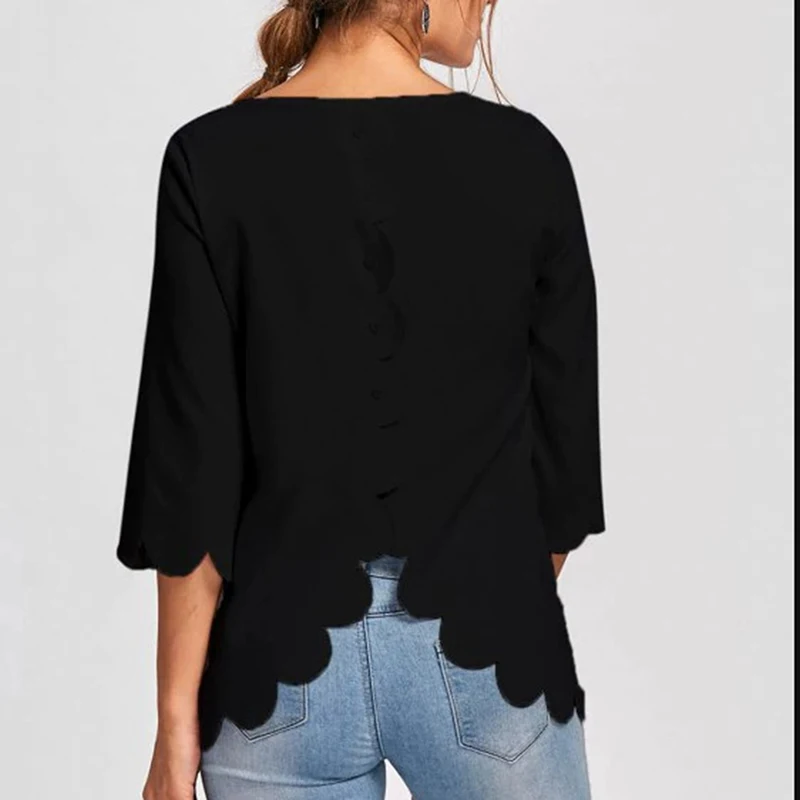 

Women White Solid All-match O-neck T-shirt Female Casual Half Sleeve Tees Ladies Loose Tops Brand New