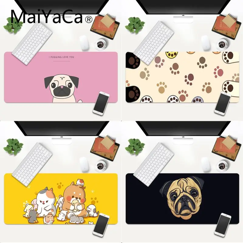 

Cute cartoon pet dog Unique Desktop Pad Game Mousepad Gaming Mouse Pad gamer Large Deak Mat 600x300mm for overwatch/cs go