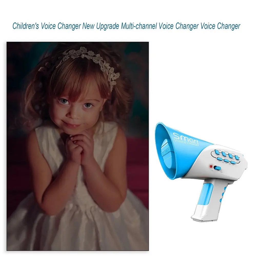 Magic Voice Changer Multi-channel Intelligence Handheld Loudspeaker 7 Sounds 5 Music Child Converter | Игрушки и хобби