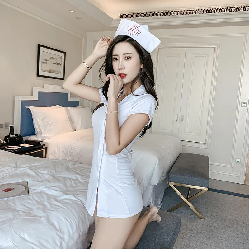 

Nurse Erotic Costumes Sexy Maid Lingerie Role Play Women Underwear Games Cosplay Uniform