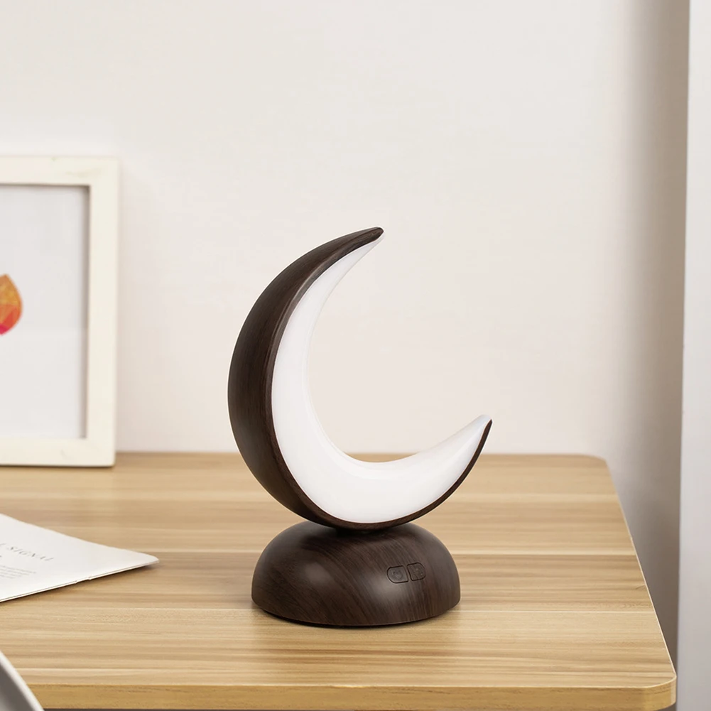 

Moon Shaped Aromatherapy Night Light USB Rechargeable LED Night Lamp Room Destop Light Children Birthday Valentines Day Gift