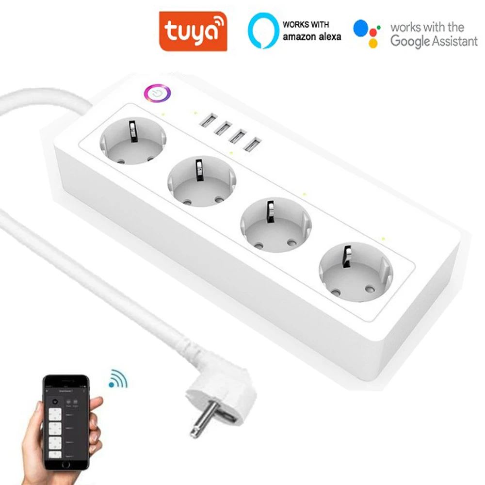 2020 евро стандарт несколько Wifi смарт удлинитель питания разъем USB док станция для