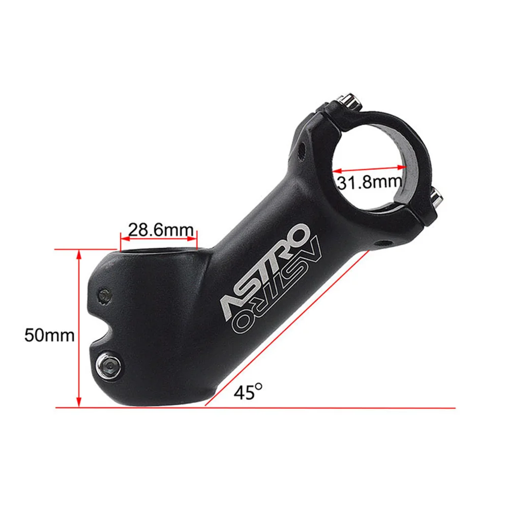 

90*50mm Stem Aluminum alloy MTB Road Bike Adjustable Rise Up 45 degree