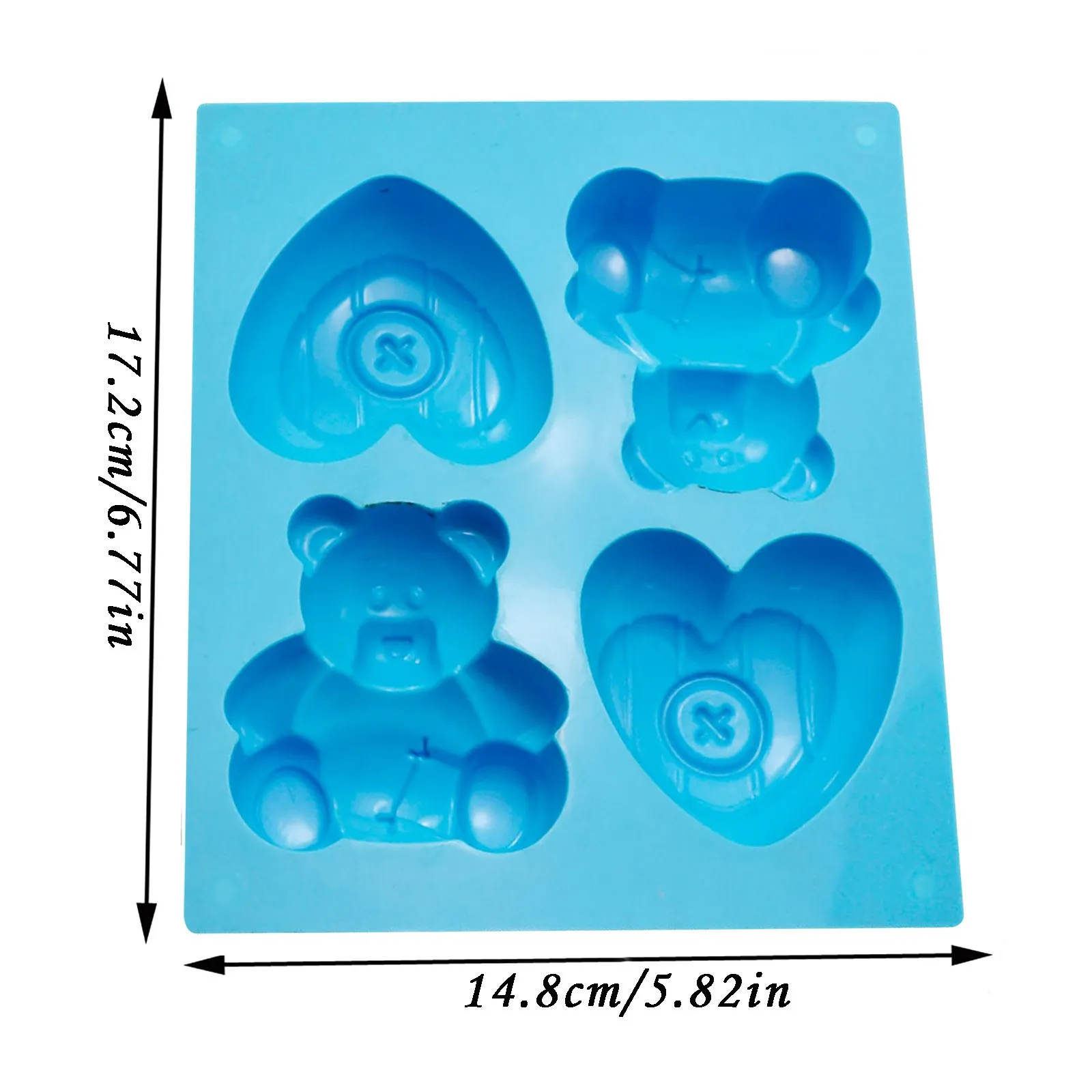 

3D Silicone Bear Love Bakeware Cake Mold Cartoon Bear Love DIY Baking Tools DIY baking tool for Cartoon Bear Food grade