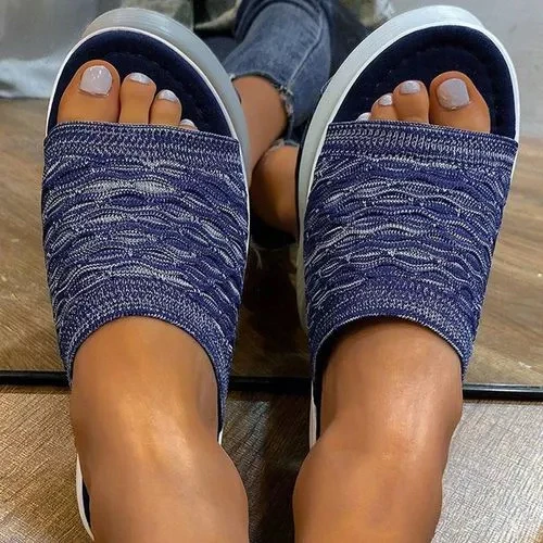 

Women Slippers Summer Casual Beach Slippers Ladies Wear Flat Bottom Slip-On Rubber Cotton Fashion Women Shoes for women 2021