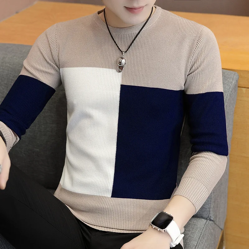 2021 Winter New Arrival Warm Sweaters O-Neck Wool Sweater Men Brand Clothing Knitted Cashmere Pullover Men M-3XL